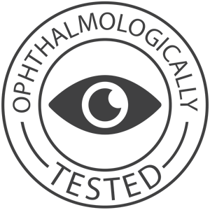 Oftalmolojik olarak test edilmiştir